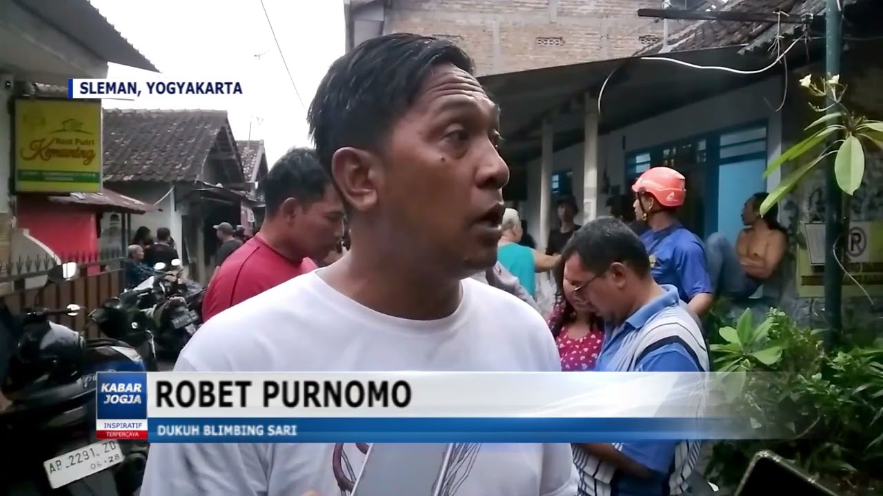 RUMAH DI BLIMBINGSARI SLEMAN LUDES TERBAKAR