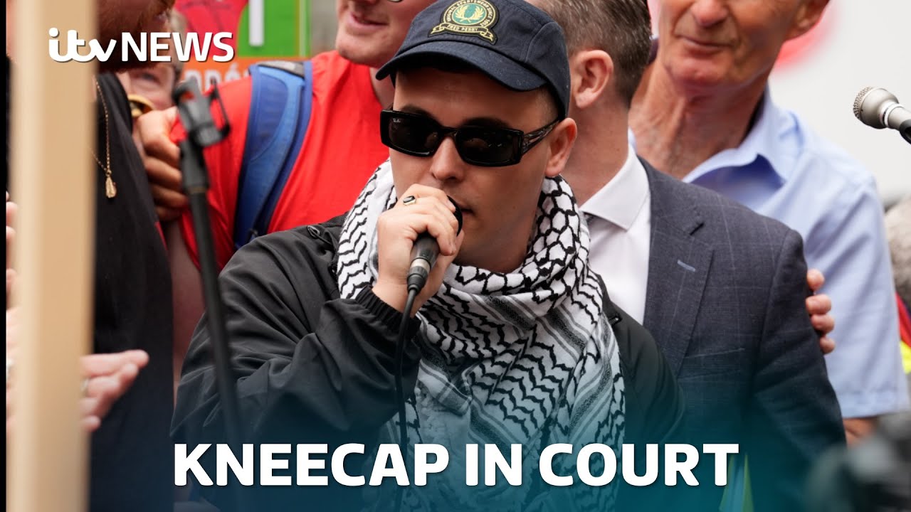 Kneecap rapper Mo Chara appears in court for alleged support of terrorist group | ITV News