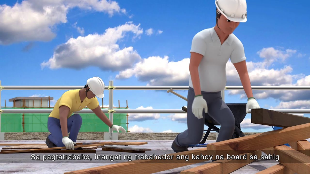 Work Safety Alert – Fall through a Floor Opening (Tagalog version)