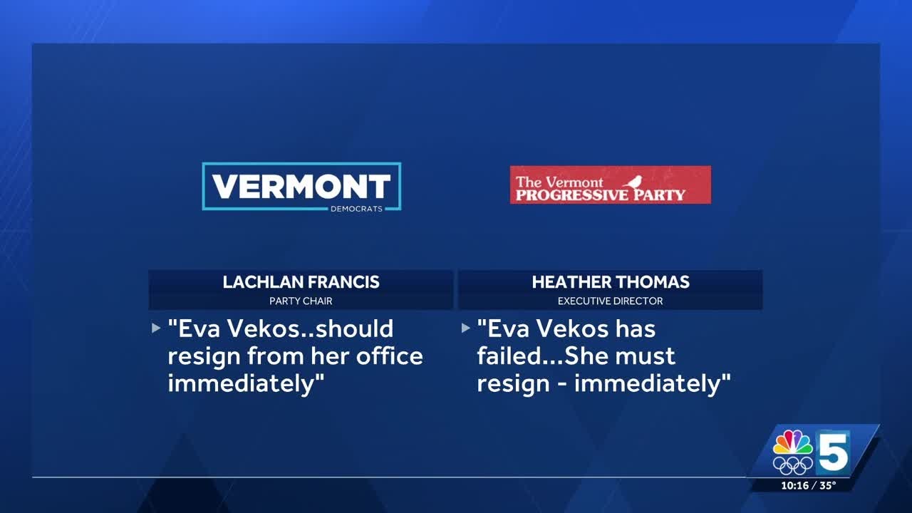 Gov. Scott, Vermont party leaders call for Addison County State's Attorney Eva Vekos to resign