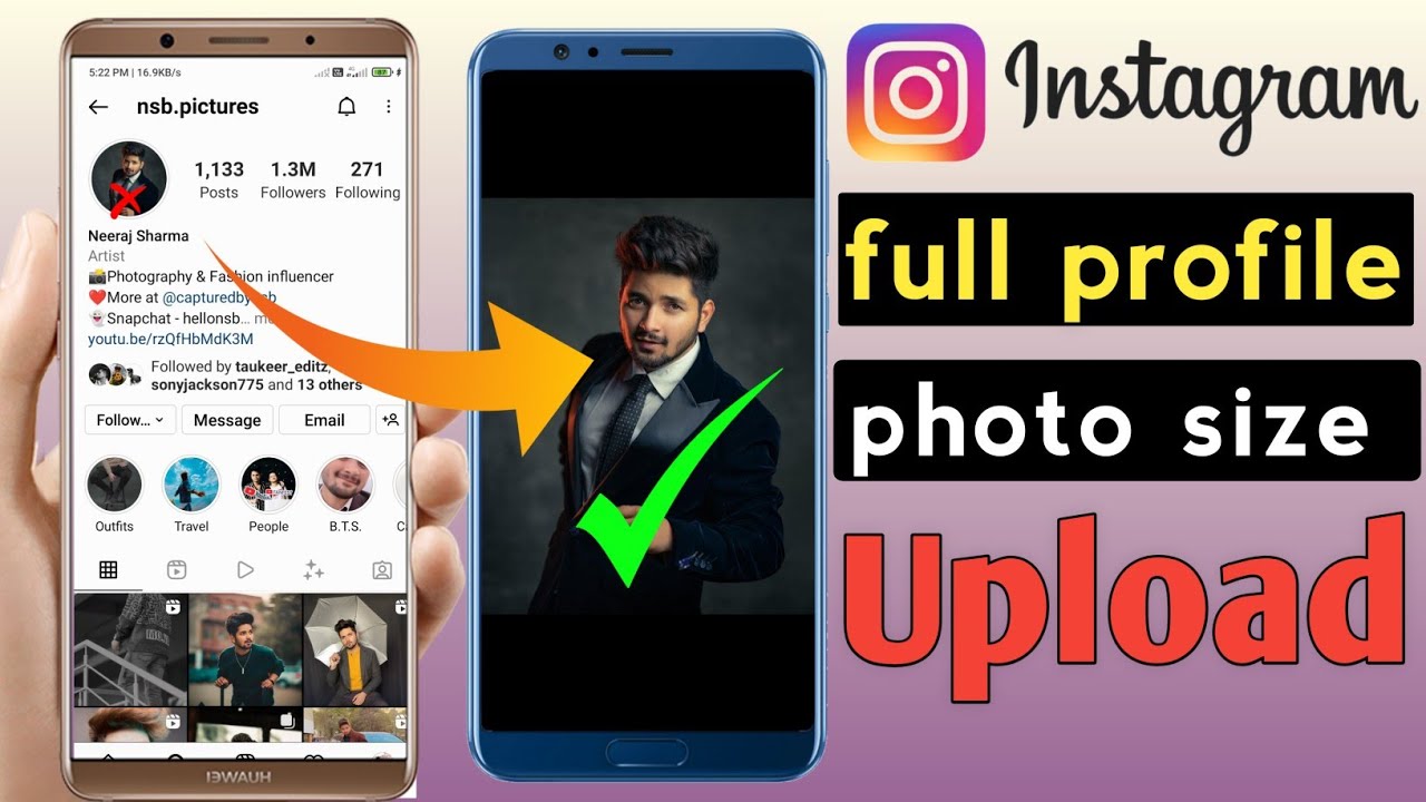 instagram full size  photo upload || instagram profile pic full size upload.