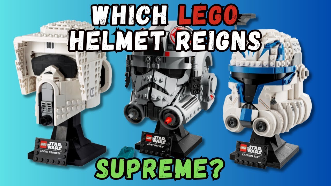 The Best Lego Star Wars Helmet? AT-AT Driver Helmet Review