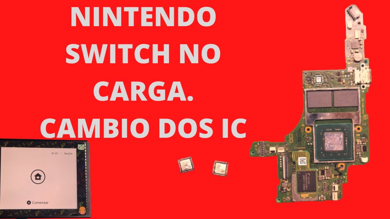 Nintendo Switch No Carga, No Enciende. REPARACION PLACA BASE
