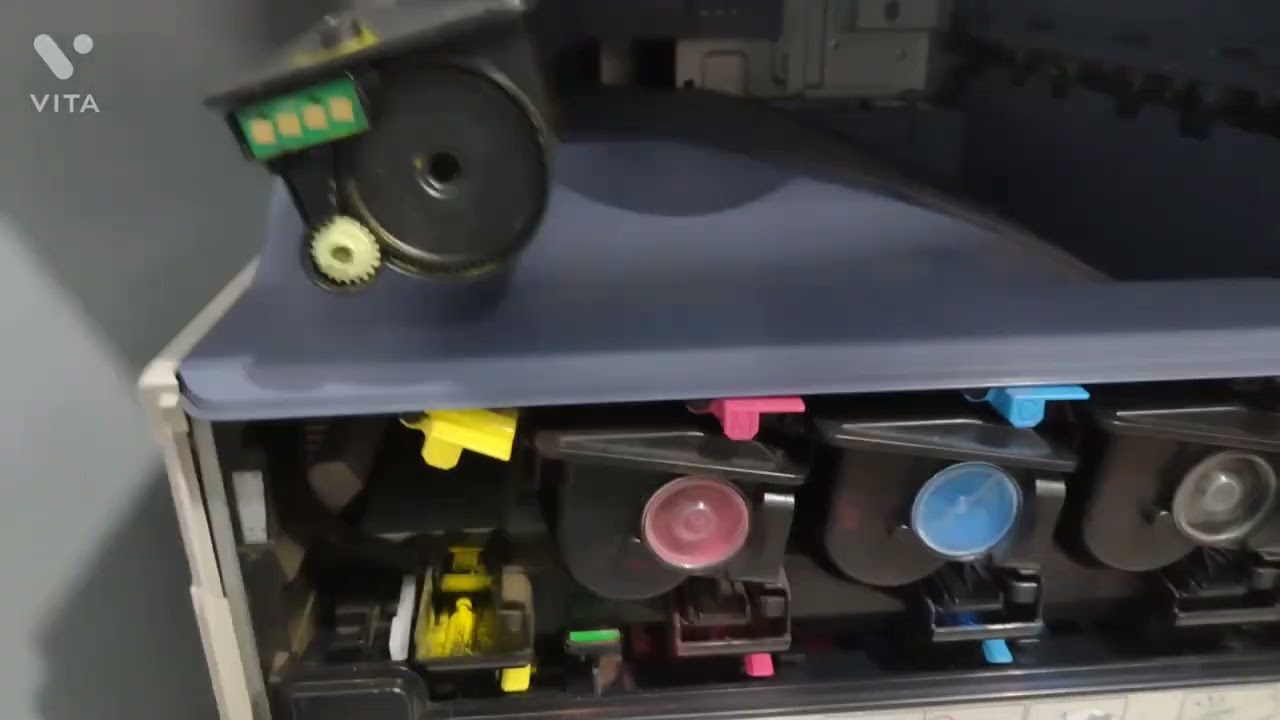 cómo recargar impresora láser Toshiba studio 2555c - 3055c - 3555c - 4555c