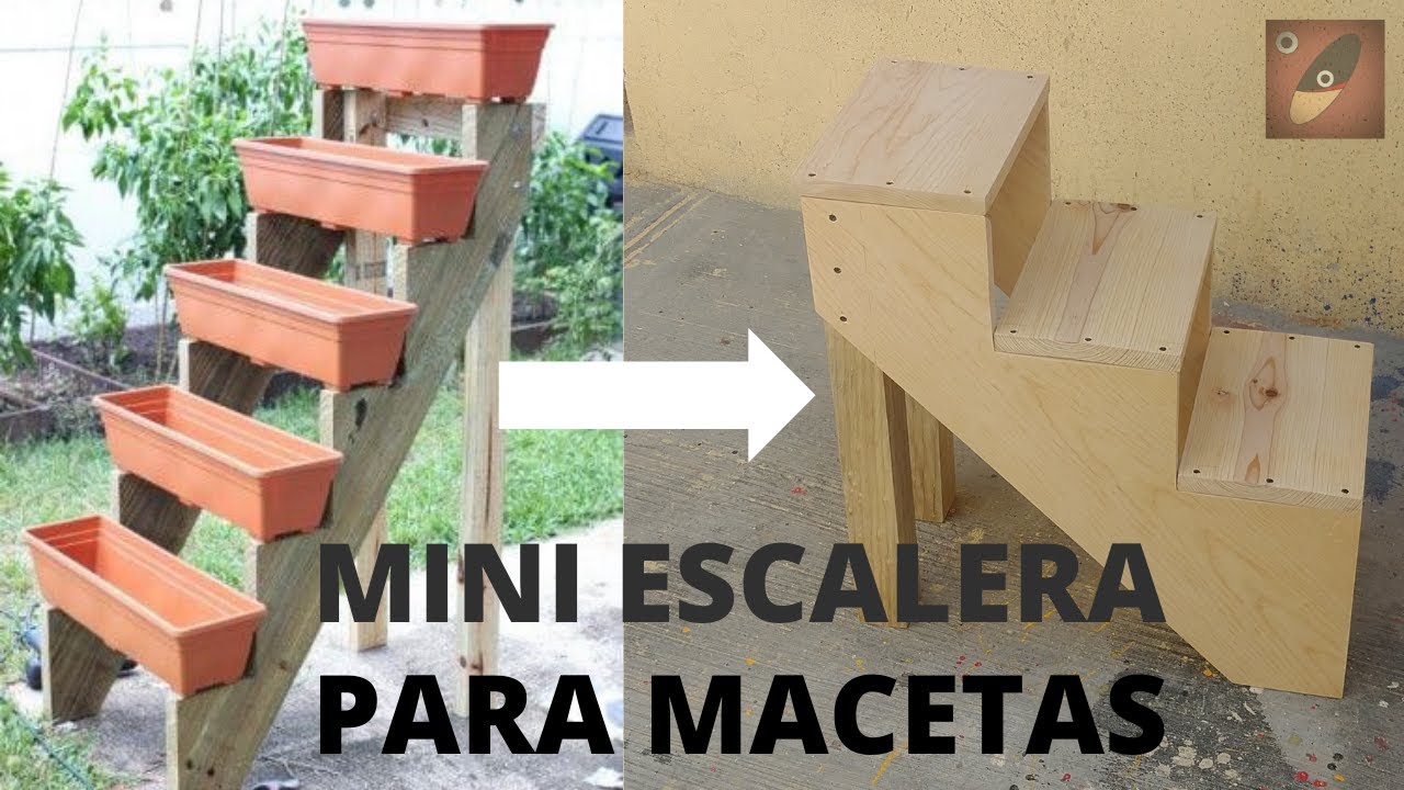 MINI ESCALERA PARA MACETAS