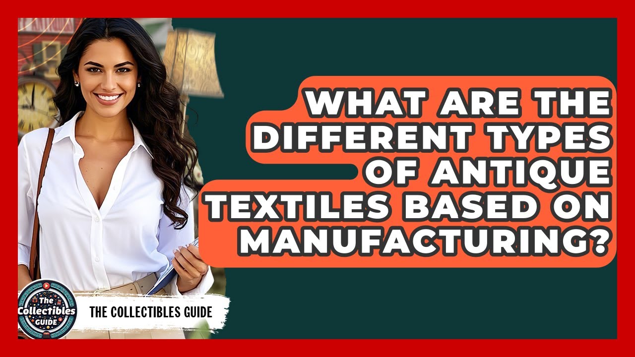 What Are The Different Types Of Antique Textiles Based On Manufacturing? - The Collectibles Guide