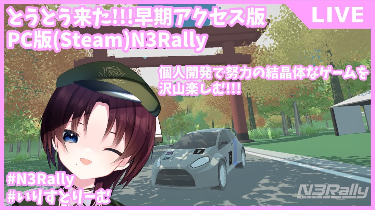 N3RallyのPC版!!!個人開発のゲームだからと侮るなかれ!!!