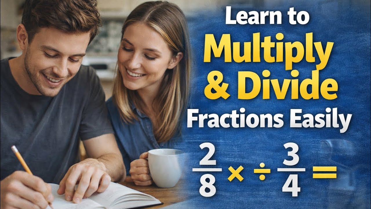 Multiply & Divide Fractions Easily, Step by Step with Examples