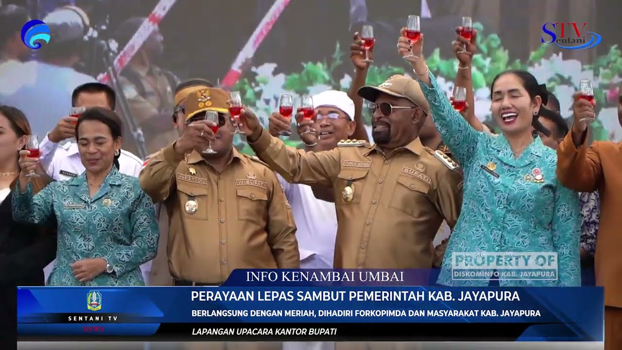 ACARA LEPAS SAMBUT PEMERINTAH KAB. JAYAPURA | Sentani TV