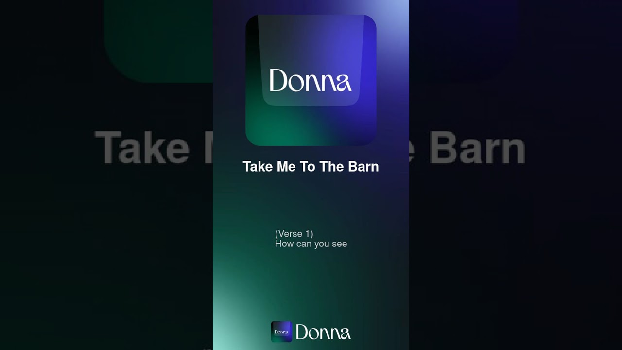 Take me to The Barn