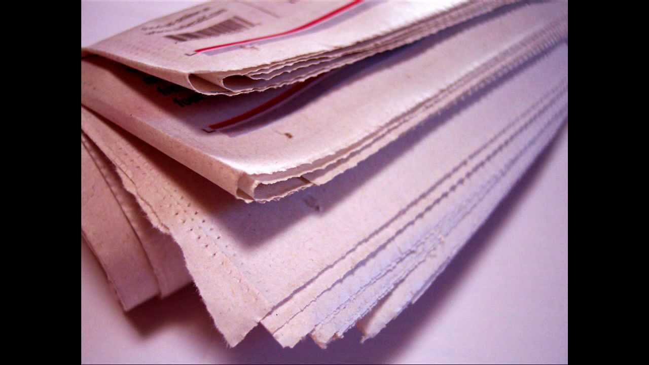 Coś na bezsenność... dźwięk gniecenia gazety HD - szelest papieru. Ciche Miejsce