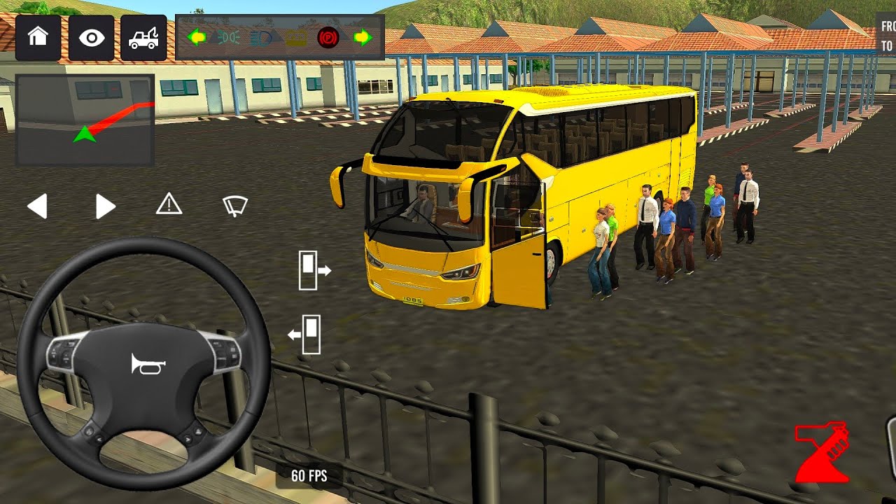 😍Bus Simulator: 3D Bus Games:Bus Simulator ll🔥 new euro coach ll NEW BUS SIMULATOR INDONESIA #games
