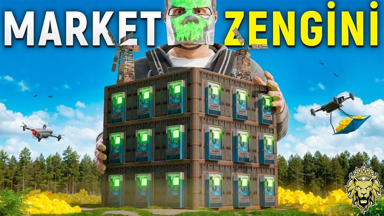 MUAZZAM MARKET TAKTİĞİ İLE BEDAVA SÜLFÜR TOPLADIK - ZENGİN OLUP HERKESİ RAİDLEDİK!!! @Damagesrust