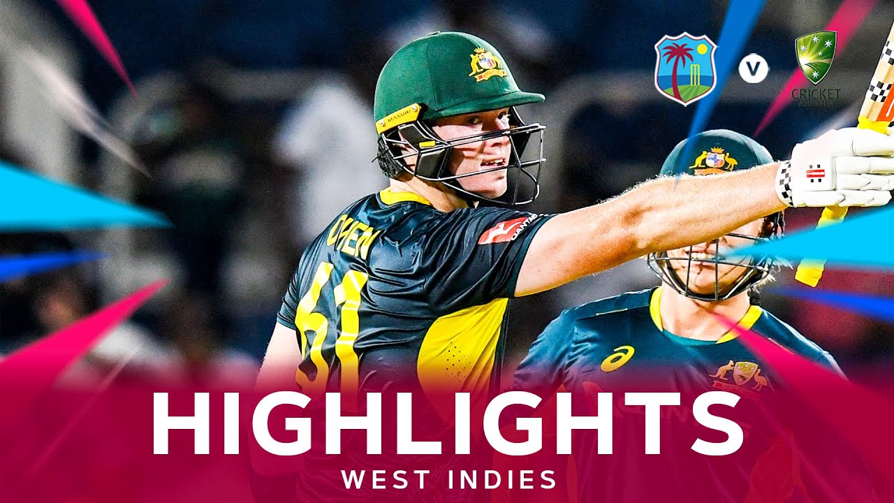 Owen Stars on Debut After Hope & Chase Fifties | Highlights | West Indies v Australia | 1st T20I