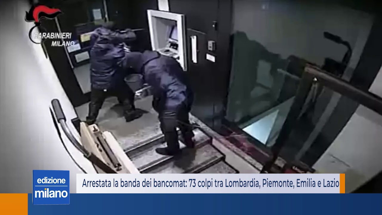 Arrestata la banda dei bancomat: 73 colpi tra Lombardia, Piemonte, Emilia e Lazio