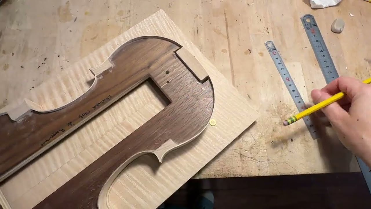 LIVE 📽🎻 Draw and center outlines on a Strad violin 🌻 Girasole