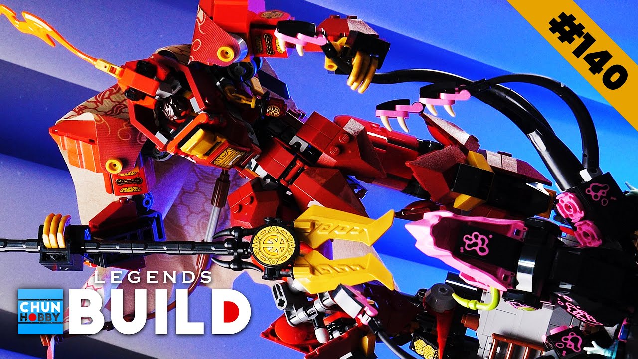 LEGO Speed Build! NINJAGO The Fire Knight Mech & Arin's Battle Mech! | NINJAGO Legends | Beat Build
