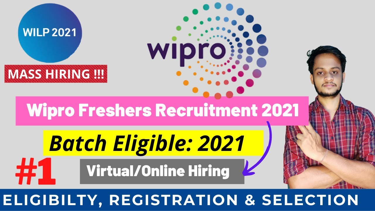 WIPRO WILP 2021 | Wipro Freshers Recruitment Drive 2021 | Eligibility, Registration & Hiring process