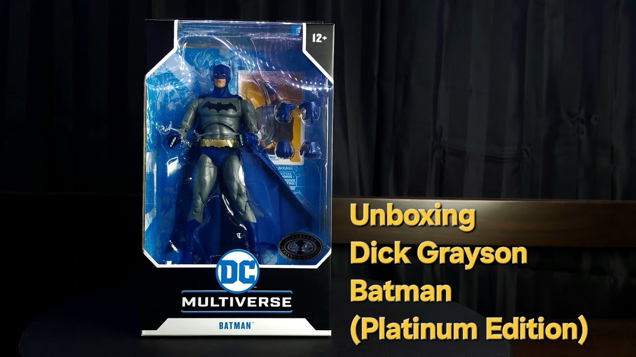 Unboxing The DC Multiverse Batman (Dick Grayson) McFarlane Figure! (Platinum Edition)