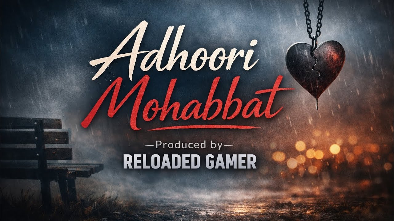 Adhoori Mohabbat | Yug YT | AI song Creator | Reloaded Gamer #Sad love song 