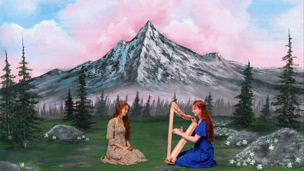 Singing in a Painted Landscape - Edelweiss from the Sound of Music, by Inge Louisa
