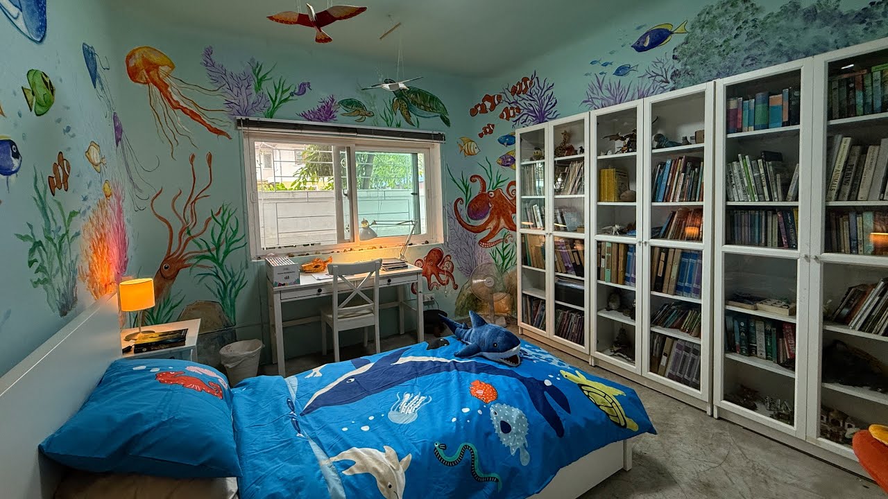 Emilie's Birthday Bedroom Sea-Themed Wall Art