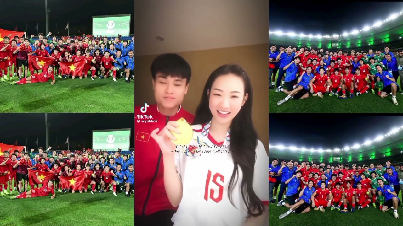 Tổng hợp video tiktok của các cầu thủ đá bóng Việt Nam 