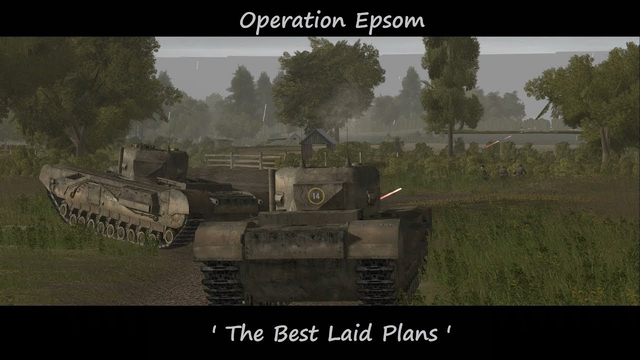 Combat Mission, Operation Epsom. Battle #1 - The Best Laid Plans