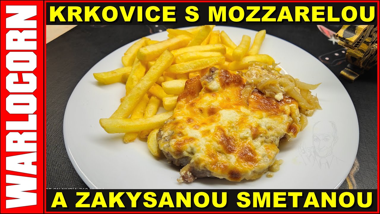 Zapečená krkovice s mozzarelou a zakysanou smetanou - RETRO #warlocorn