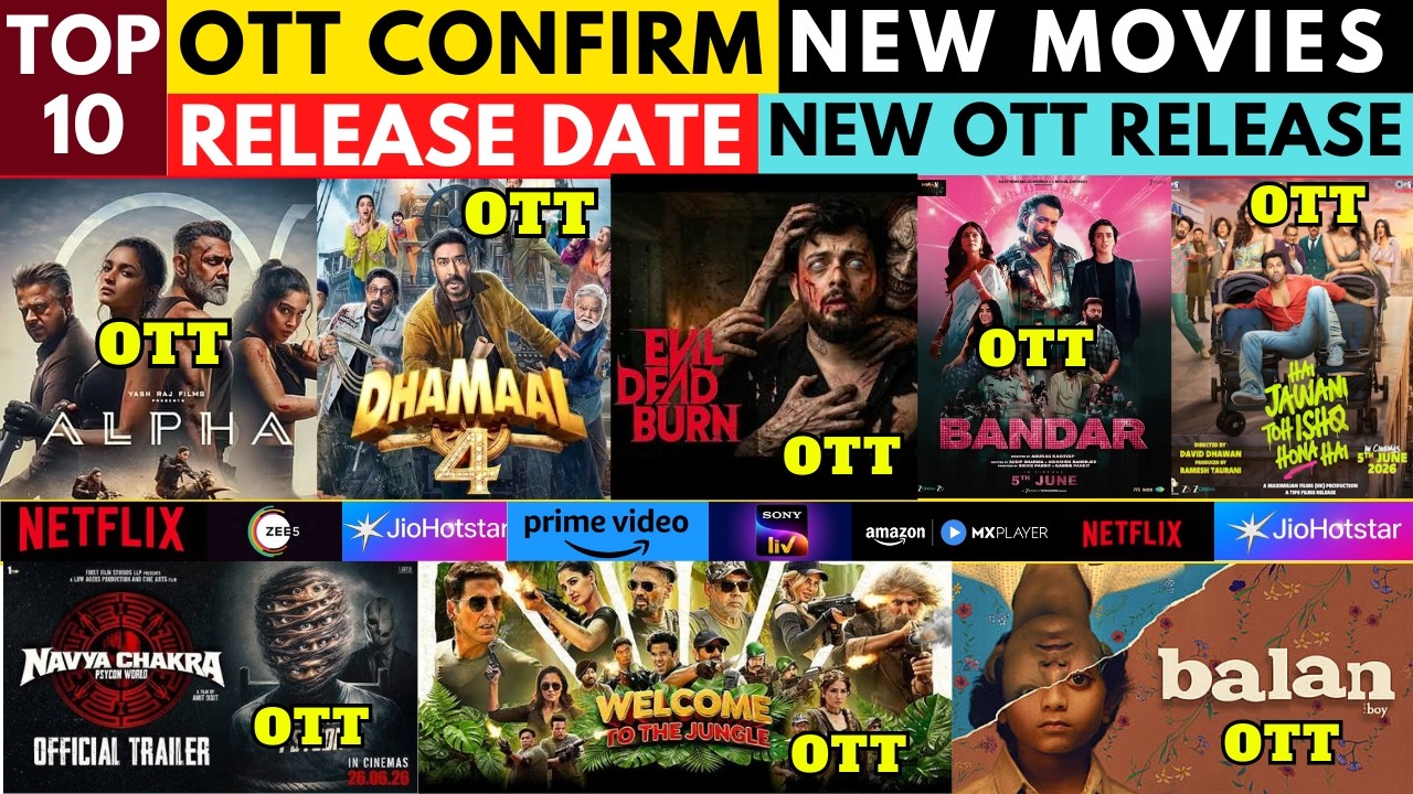 OTT Release Movies I Alpha OTT I Dhamaal OTT I New OTT Release Movies I New on Netflix Prime Video