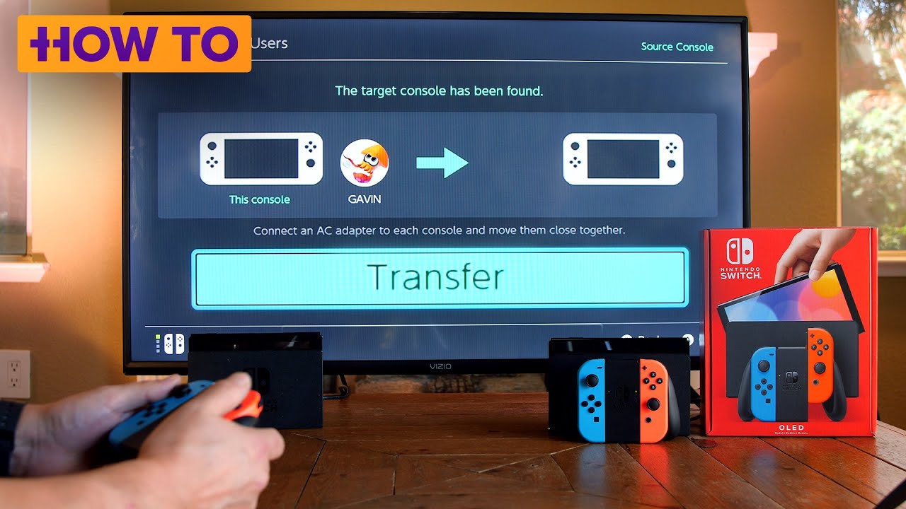Как перенести данные пользователя на новый Nintendo Switch OLED