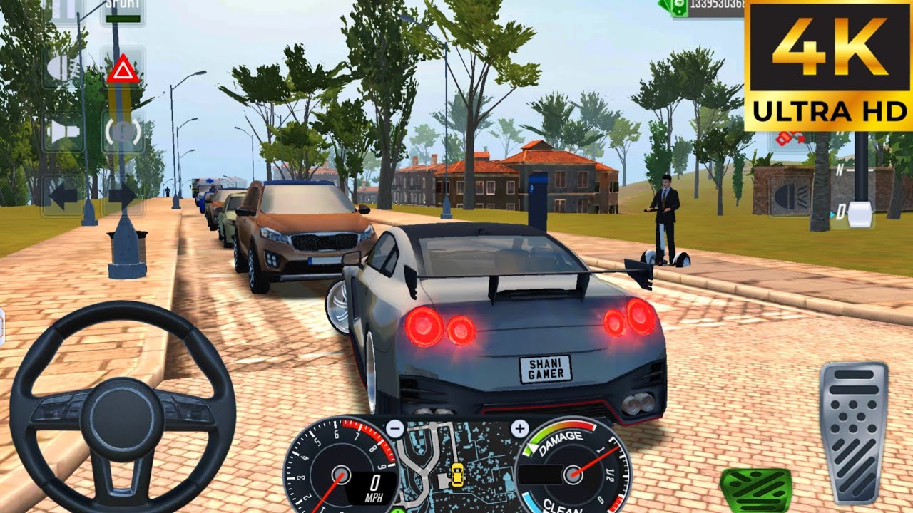 Real Taxi Driver 3D 2026 - Modified Nissan GT-R Cat Taxi Driving Game - Car Game Android Gameplay