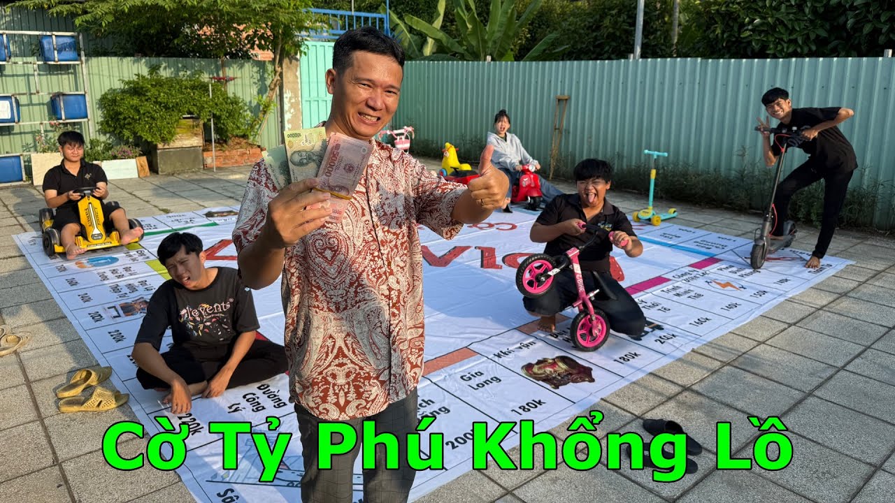🔴 [LIVE] Chơi Cờ Tỷ Phú Khổng Lồ Bằng Tiền Thật