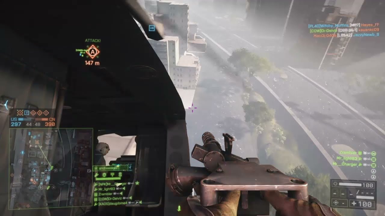 Bf4 transport heli, flood 46 kills