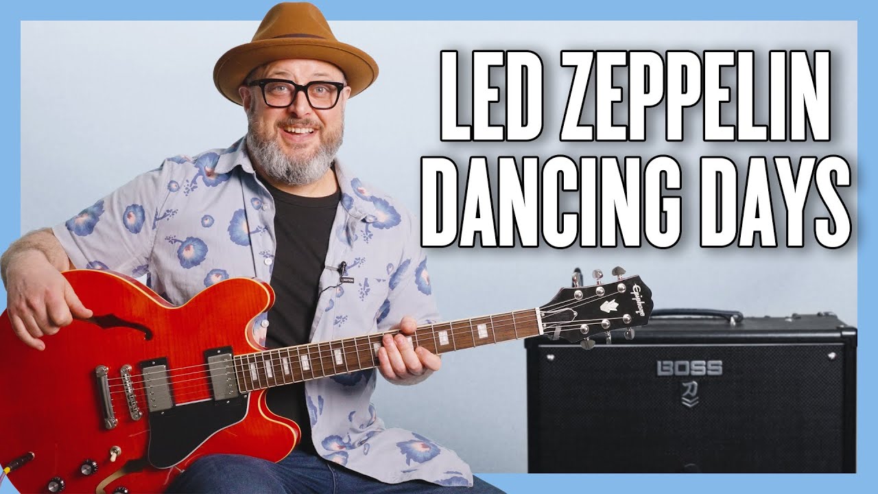 Led Zeppelin Dancing Days Guitar Lesson + Tutorial