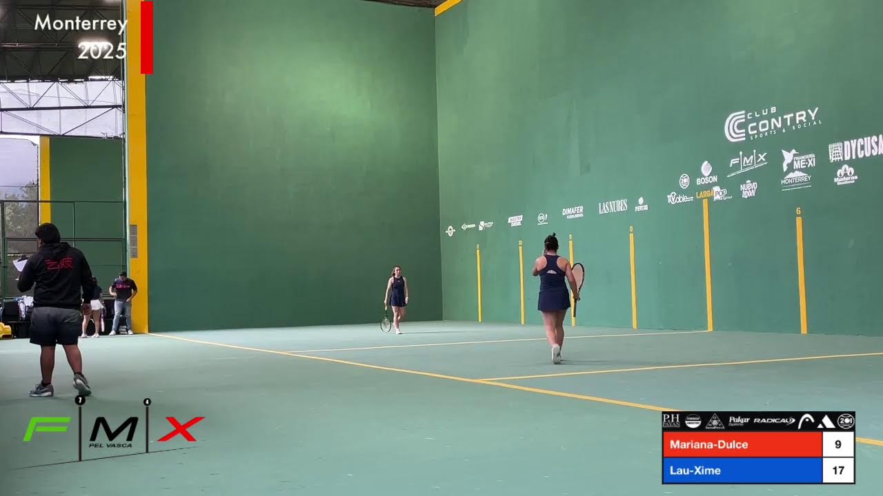 XXX Torneo de Frontenis  Monterrey 2025 “FINAL” Dulce-Mariana VS Lau-Xime