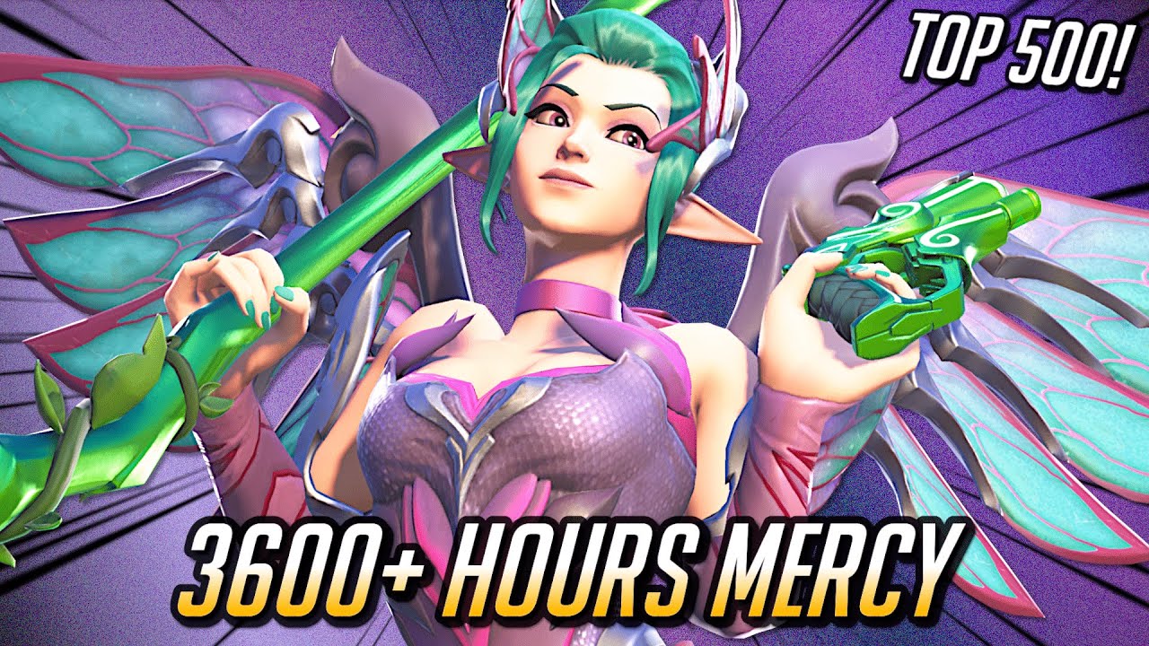 3600+ Hours Top 500 Mercy! 💜 - Overwatch 2