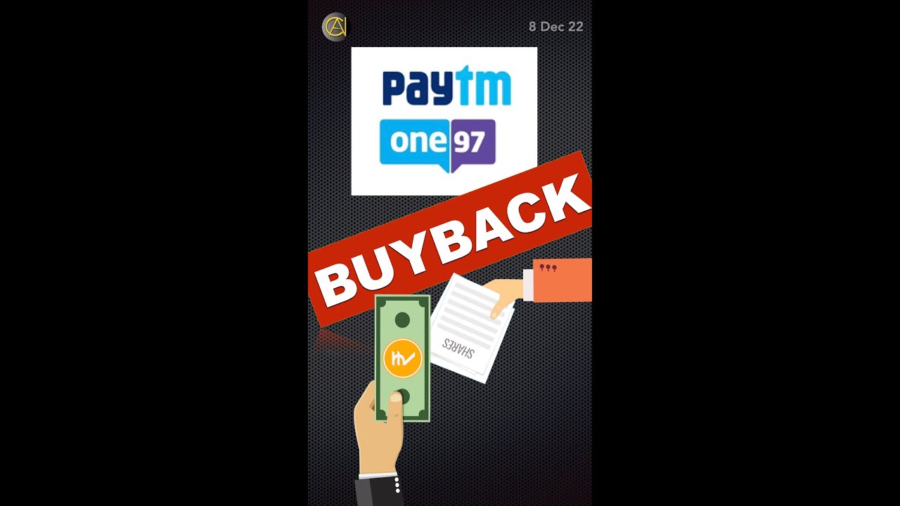 One 97 Communications Ltd. (Paytm) Considers Buyback #shorts