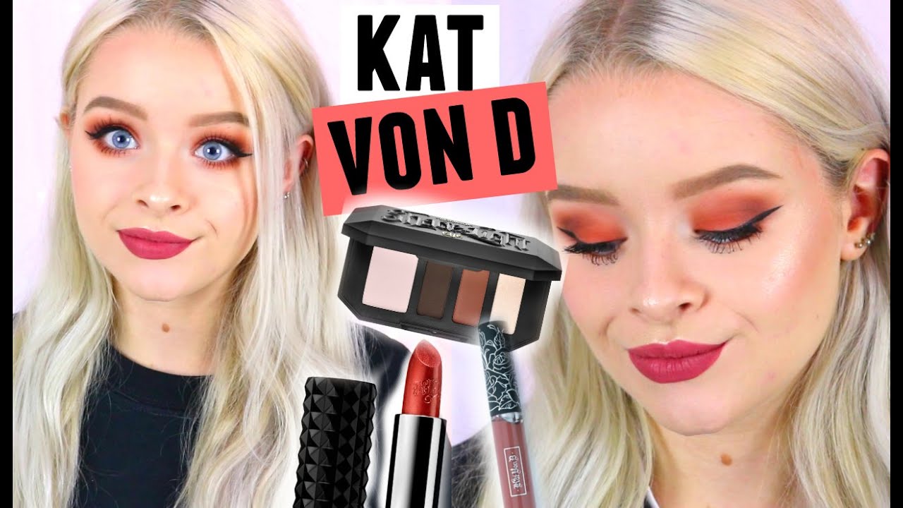 TESTING KAT VON D BEAUTY! REVIEW + FIRST IMPRESSIONS | sophdoesnails
