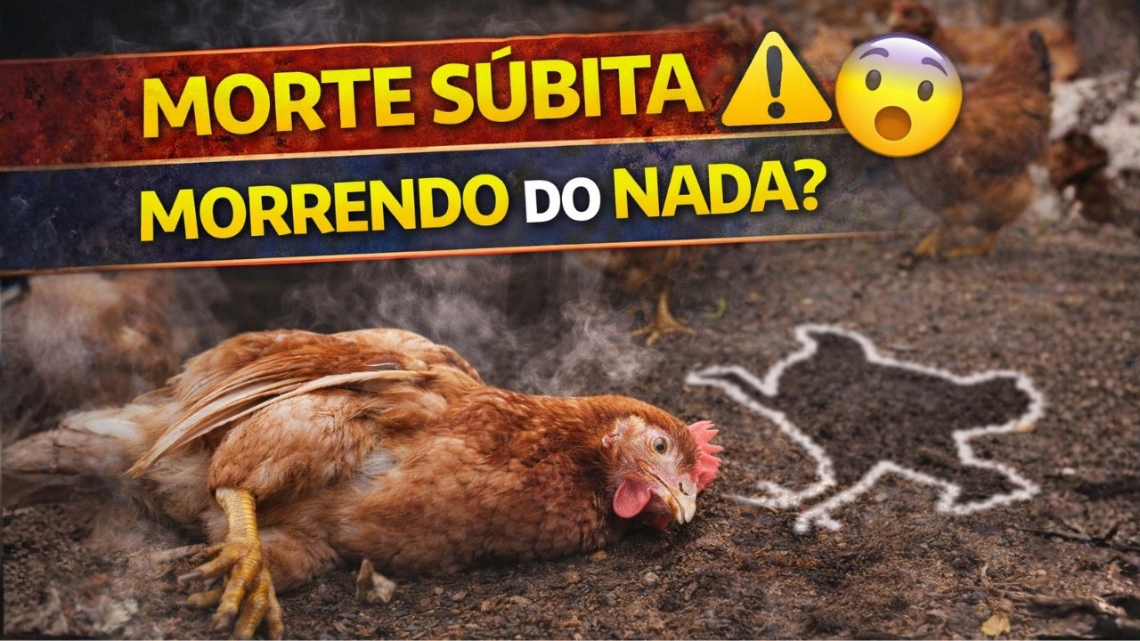 MORTE SÚBITA em GALINHAS ⚠️ Estão MORRENDO do NADA? Saiba o PORQUÊ