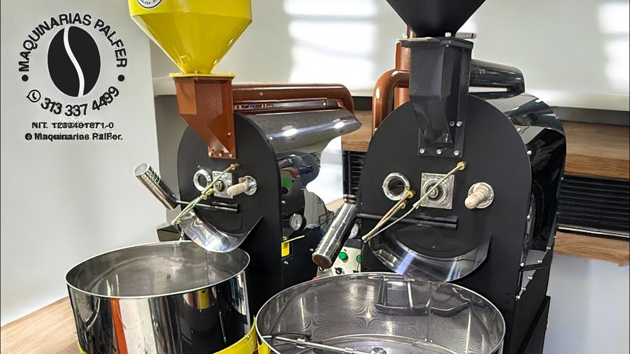 Tostadora para café línea Tecnificada capacidad 12 kilos.