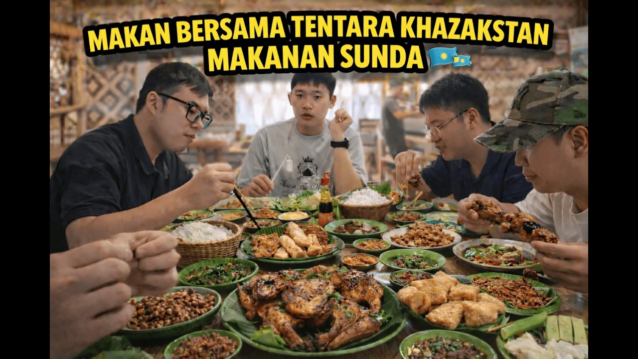 WOW GILA!! Makan Bersama Tentara Kazagstan
