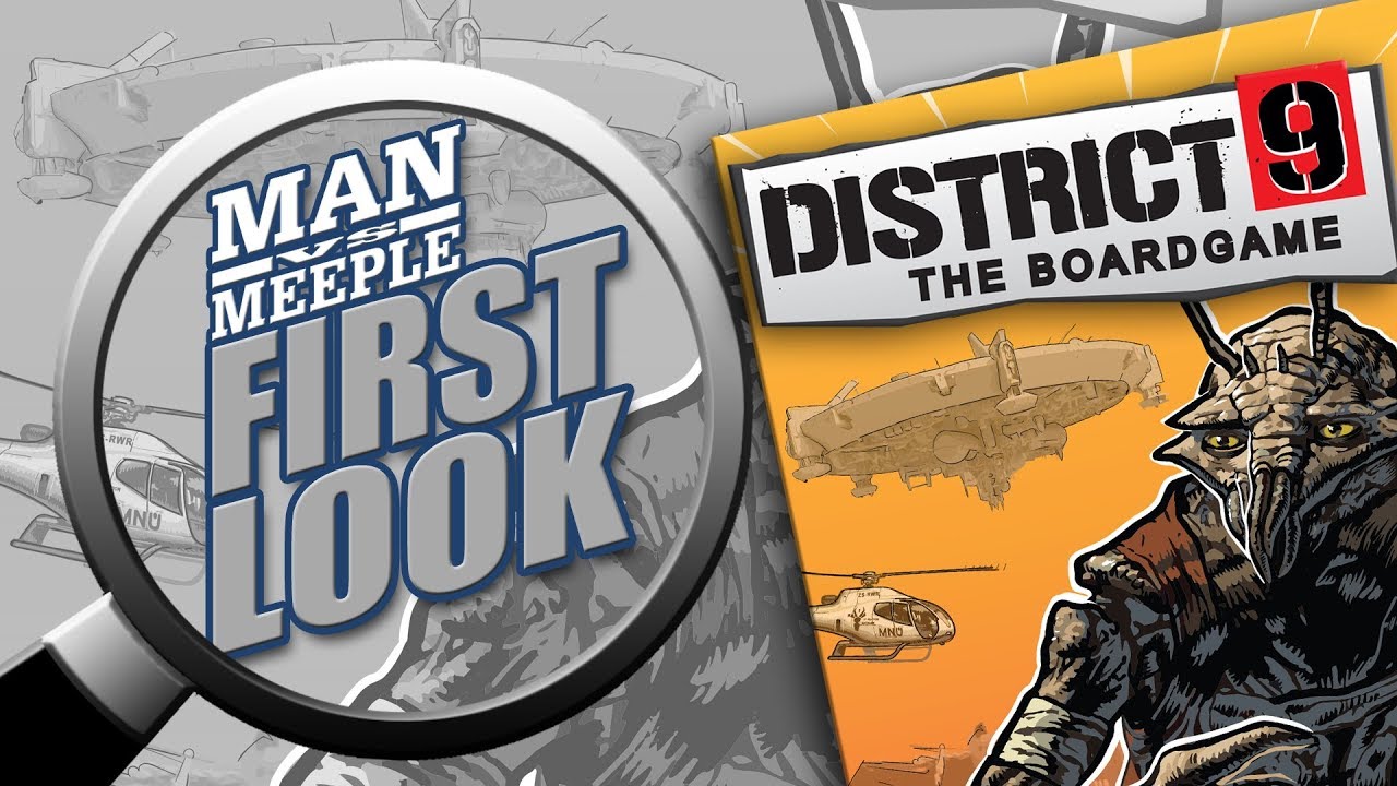 District 9: The Boardgame First Look by Man Vs Meeple (Weta Workshop)