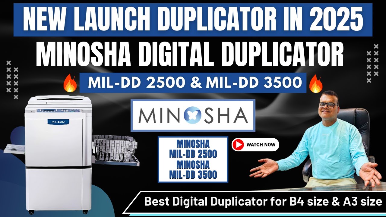 New Launch Duplicator in 2025🚀| Minosha MIL-DD2500 & Minosha MIL-DD3500🔥 | Complete Review & More!