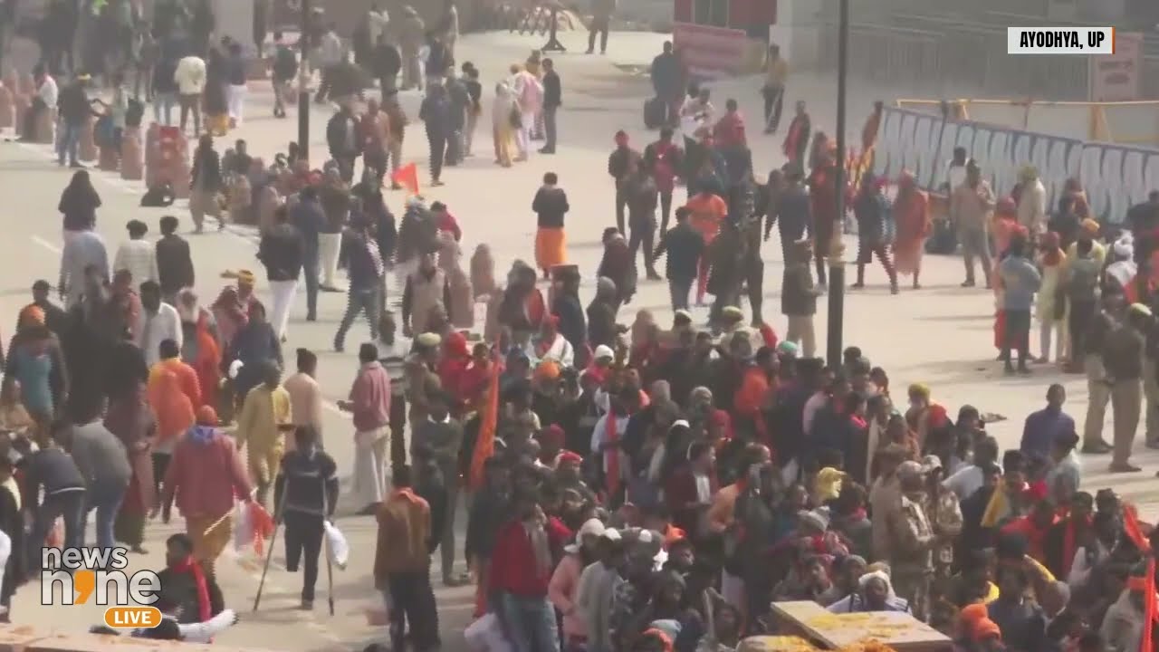 Ram Mandir Darshan Temporarily Suspended: Massive Crowd Gathering Prompts Action in Ayodhya | News9