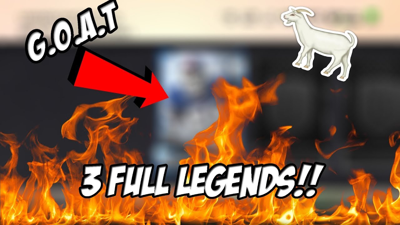 MADDEN 18 LEGEND FANTASY PACK OPENING!!!! 3 FULL LEGENDS! 1 MILLION COIN PULL!!