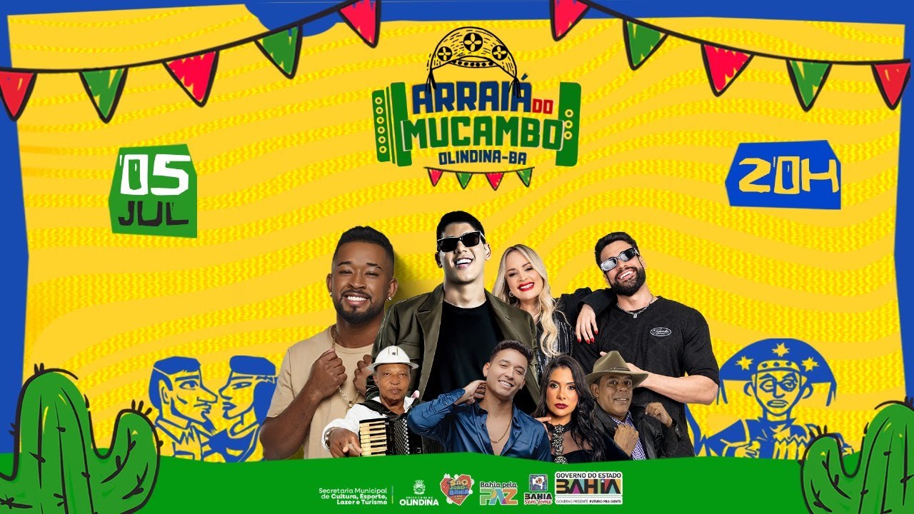 LIVE OFICIAL – ARRAIÁ DO MUCAMBO 2025 | OLINDINA-BA