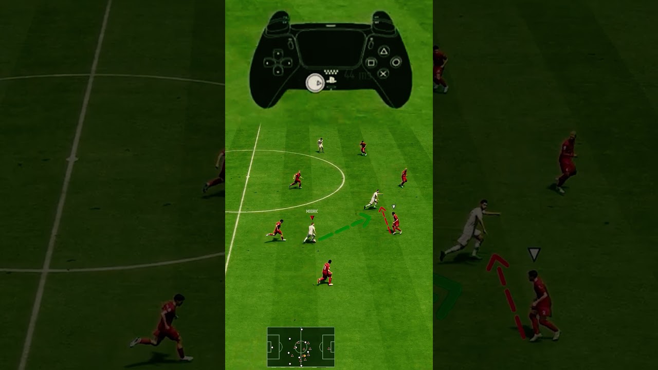 КАК ПРАВИЛЬНО ОТДАВАТЬ ПАСЫ В FIFA23 #shorts