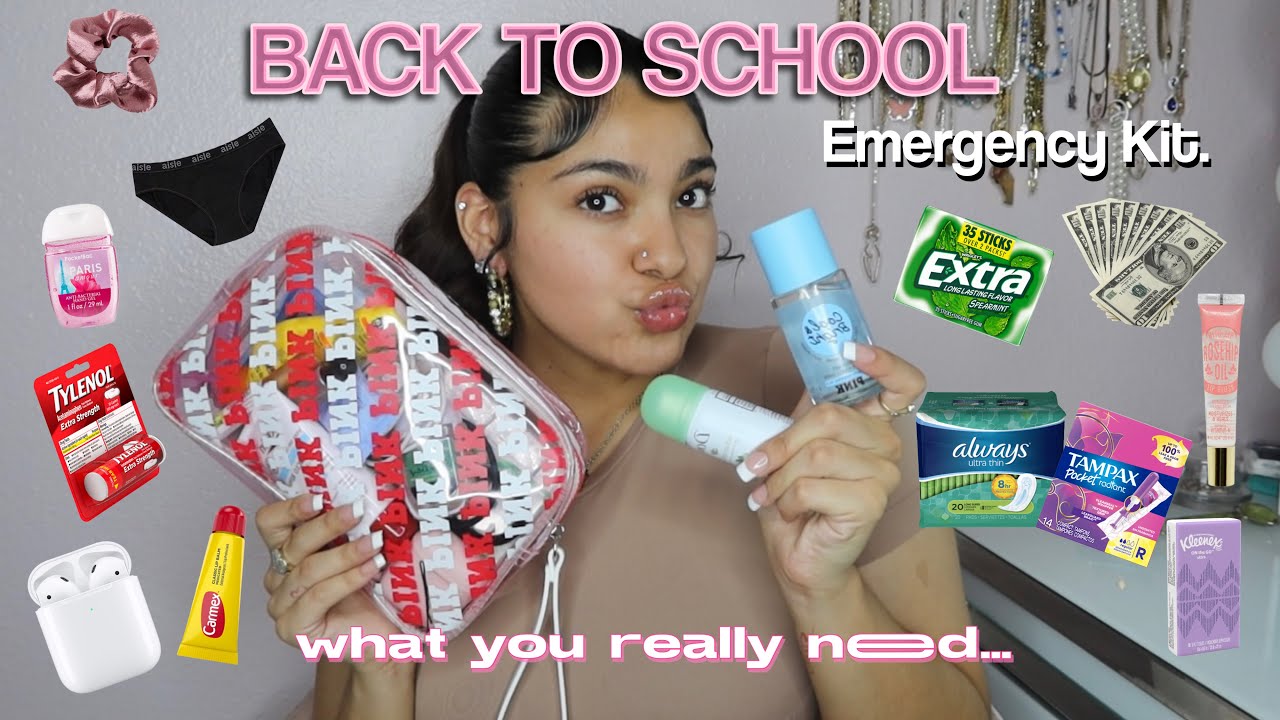 EVERYTHING YOU NEED FOR YOUR SCHOOL EMERGENCY KIT! *best guide* | 2022
