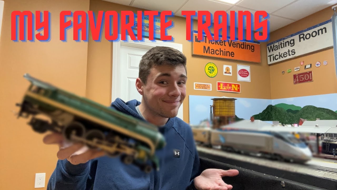 MY TOP 5 FAVORITE TRAINS!